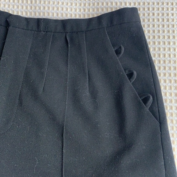 High waisted black shorts size 0 - Picture 2 of 6